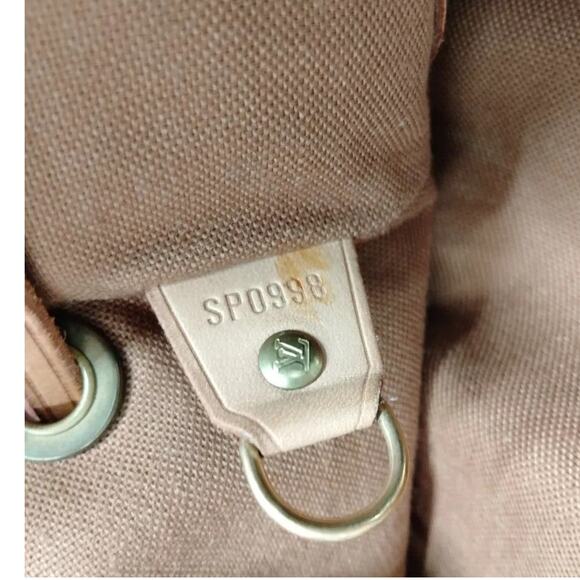 Louis Vuitton Montsouris Backpack MM Brown Canvas Vintage  SP0998 - Picture 9 of 15